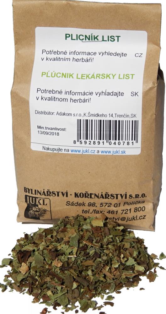 JUKL Pľúcnik lekársky list 50 g
