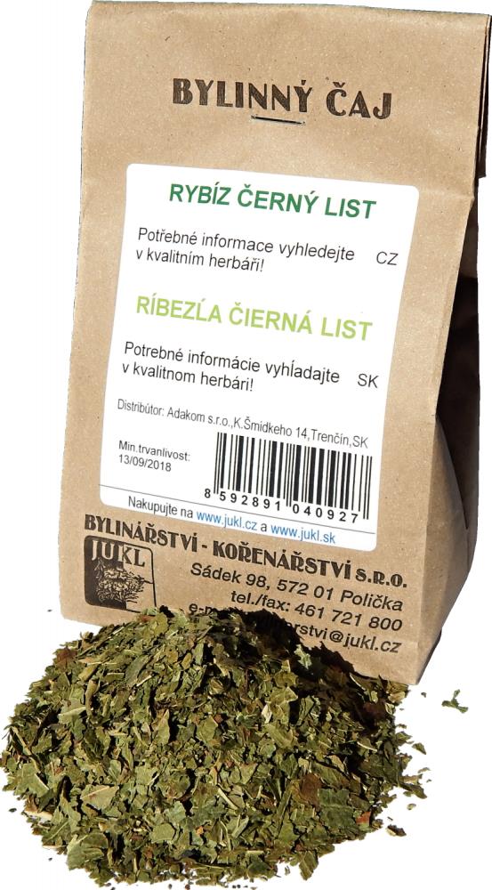 JUKL Čierne ríbezle list 50 g