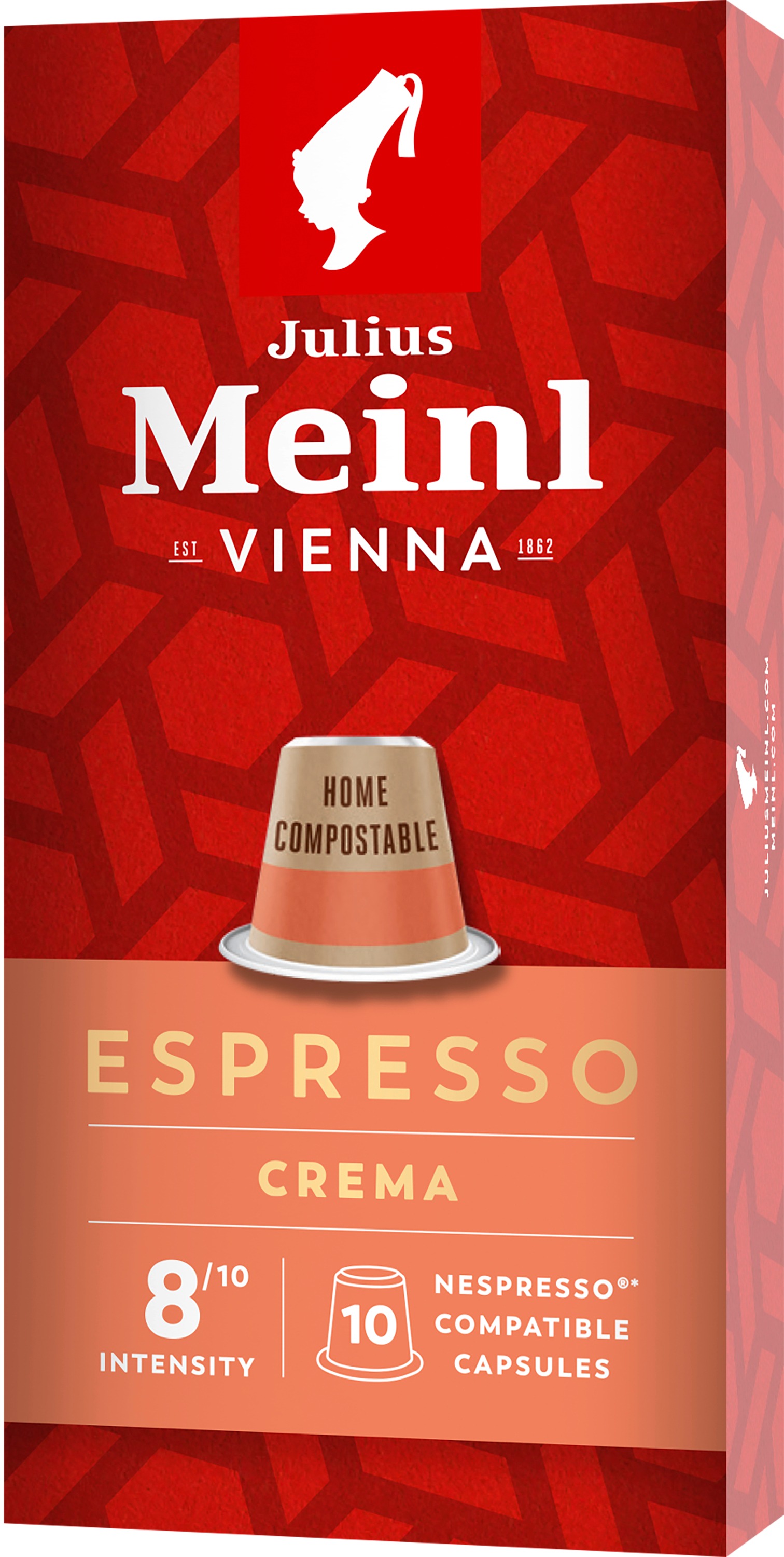 Julius Meinl kompostovateľné kapsuly Espresso Crema (10× 5.6 g/box)