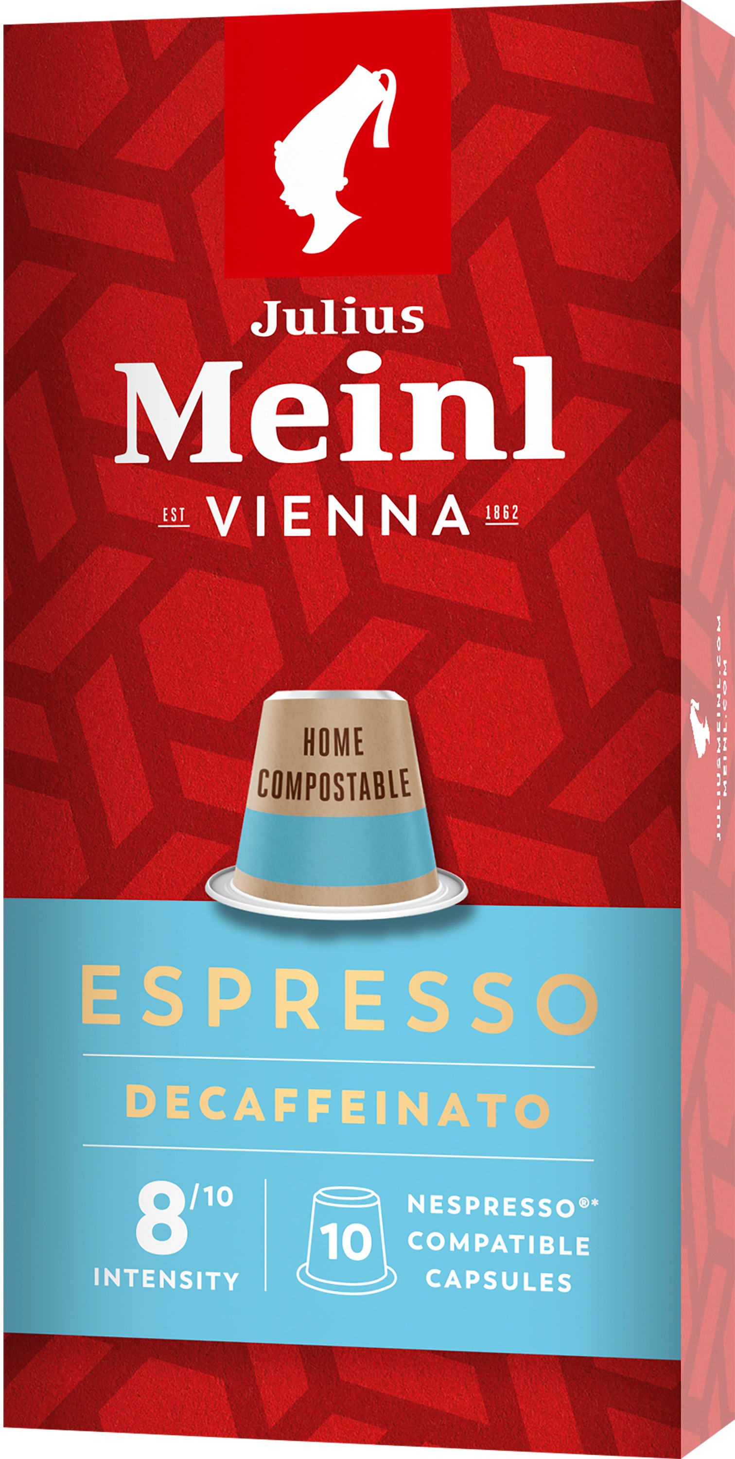 Julius Meinl Nespresso kompostovateľné kapsuly Espresso Decaffeinato (10x 5,6 g/box)