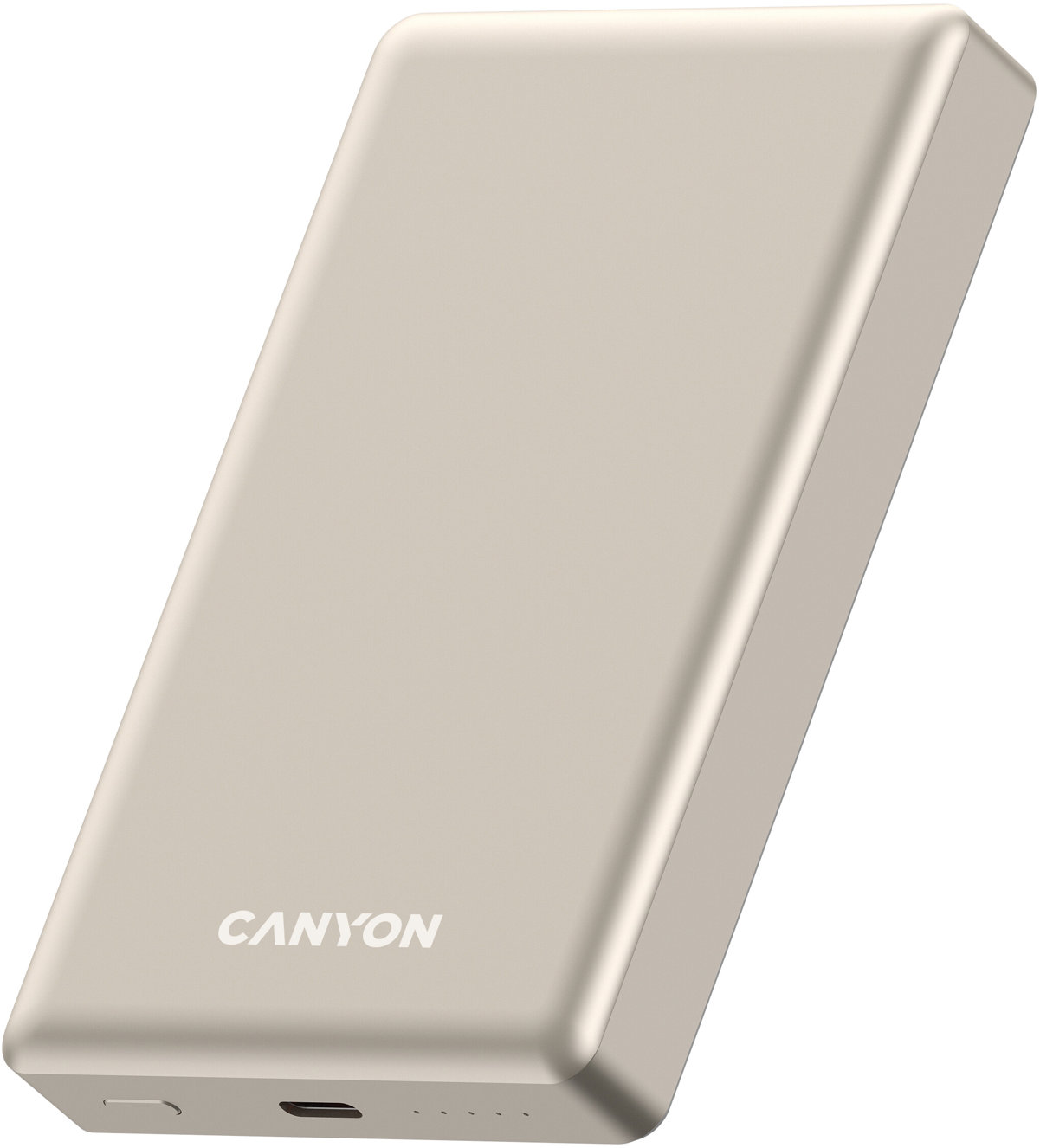 Canyon PB-510, 10000 mAh, Slim, Magsafe, PD 20 W, beige