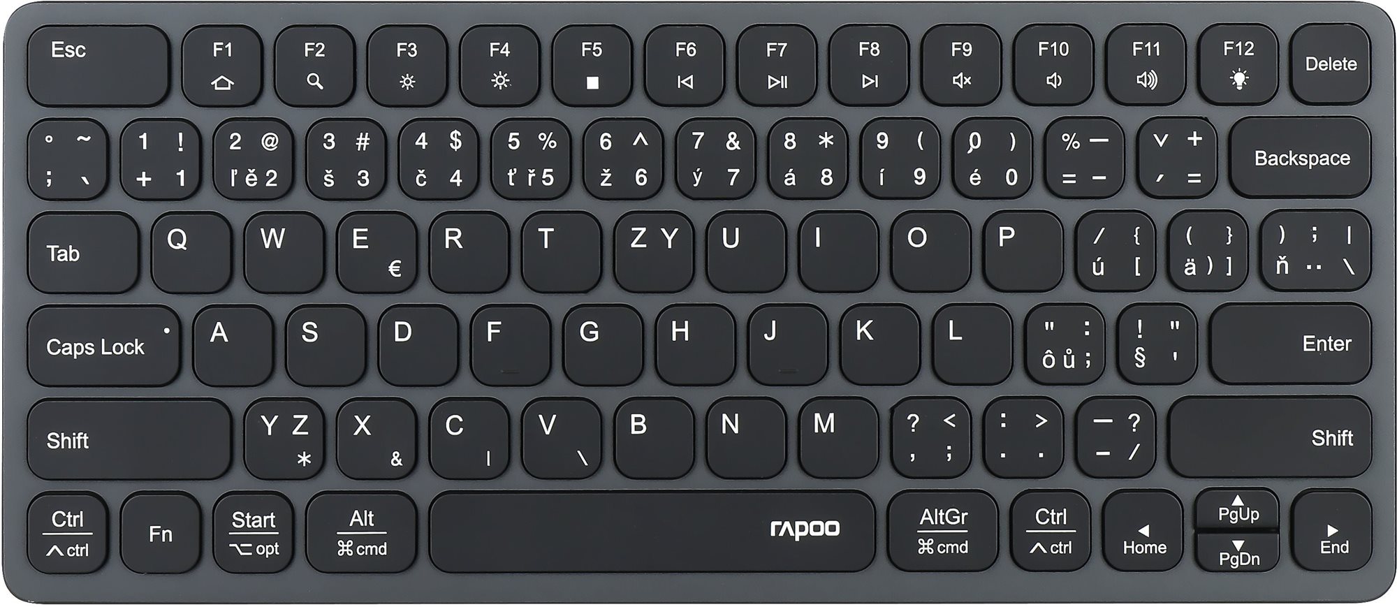 Rapoo UCK-6001 replikátor portov s klávesnicou – CZ/SK