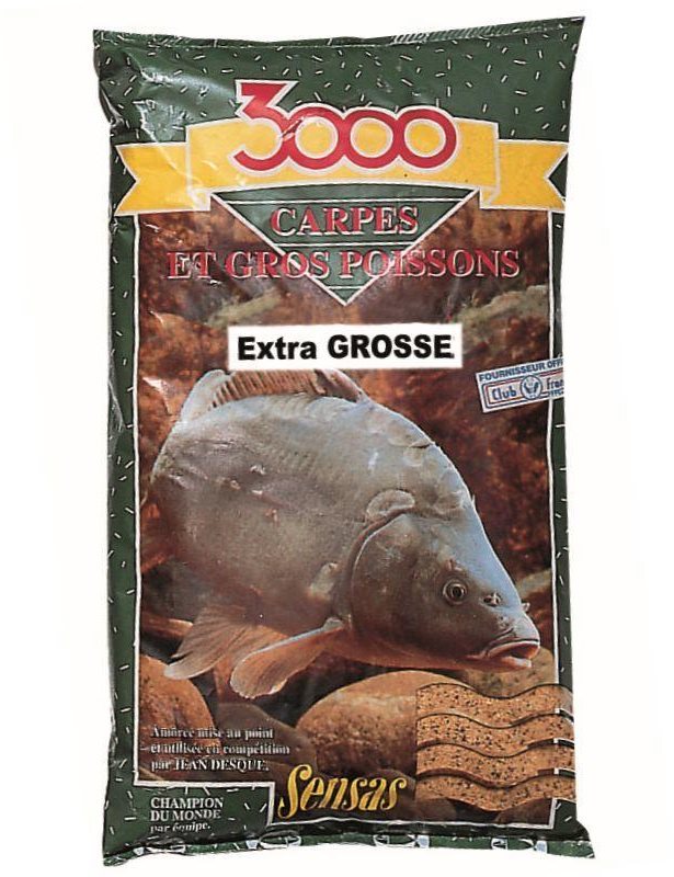 Sensas 3000 Carpes Extra Gros 1 kg
