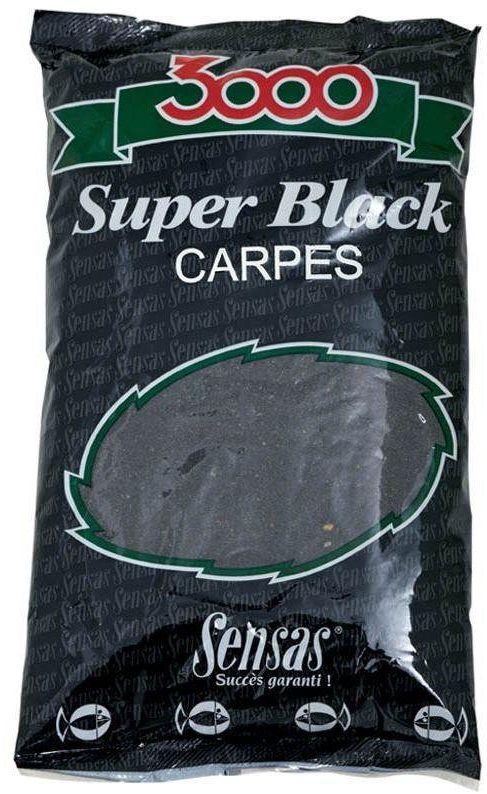 Sensas 3000 Super Black Carpes 1 kg