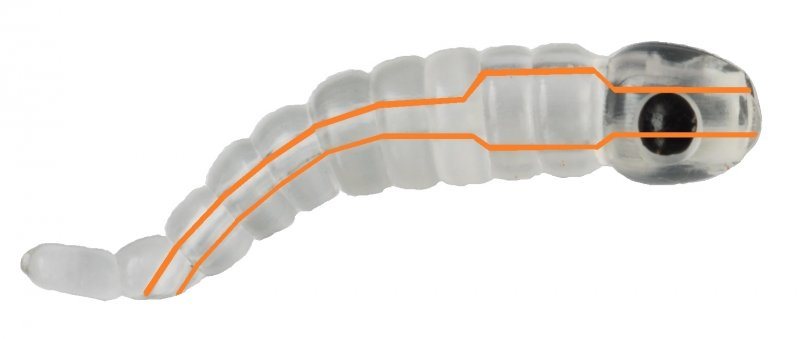 Carp´R´Us Mouthsnagger Shorty Priehľadné 8 ks