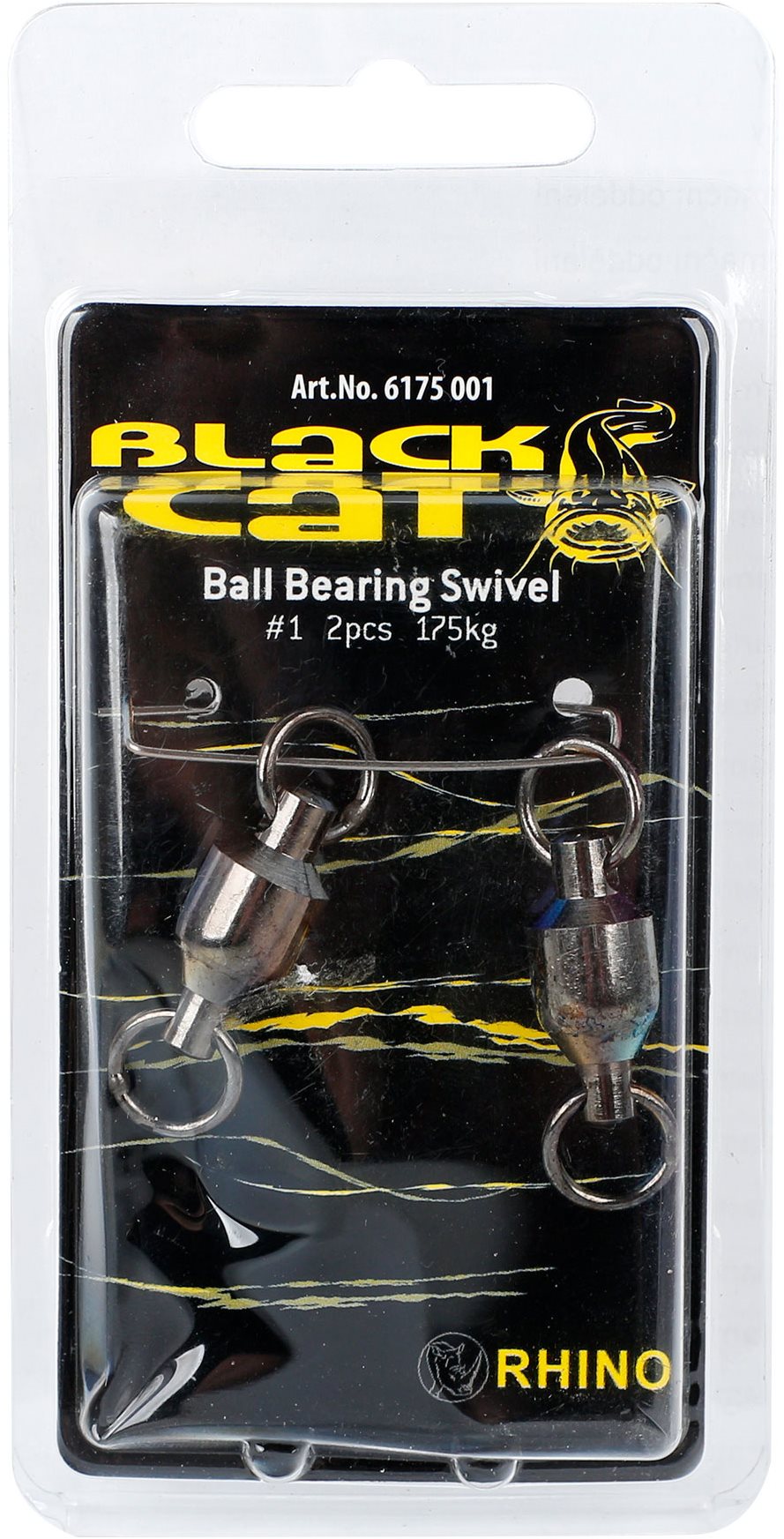 Black Cat Ball Bearing Swivel Veľkosť 1 175 kg 2 ks