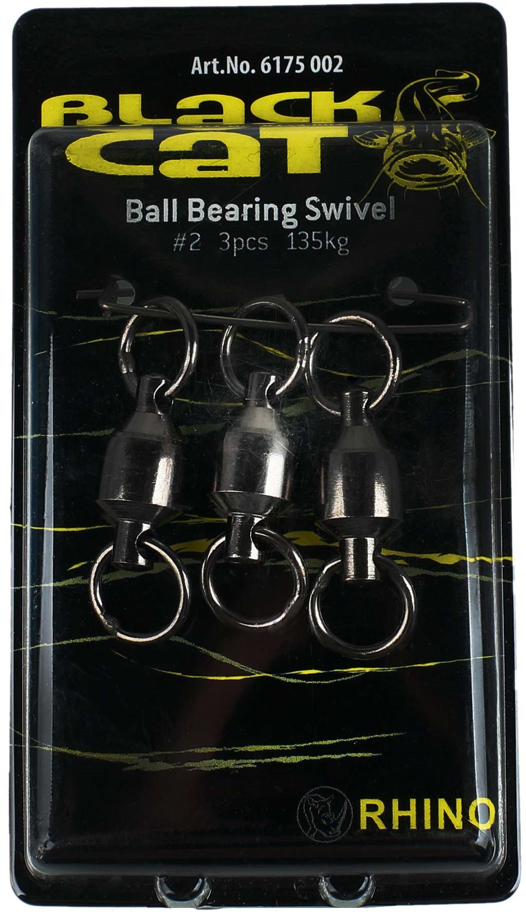 Black Cat Ball Bearing Swivel Veľkosť 2 135 kg 3 ks