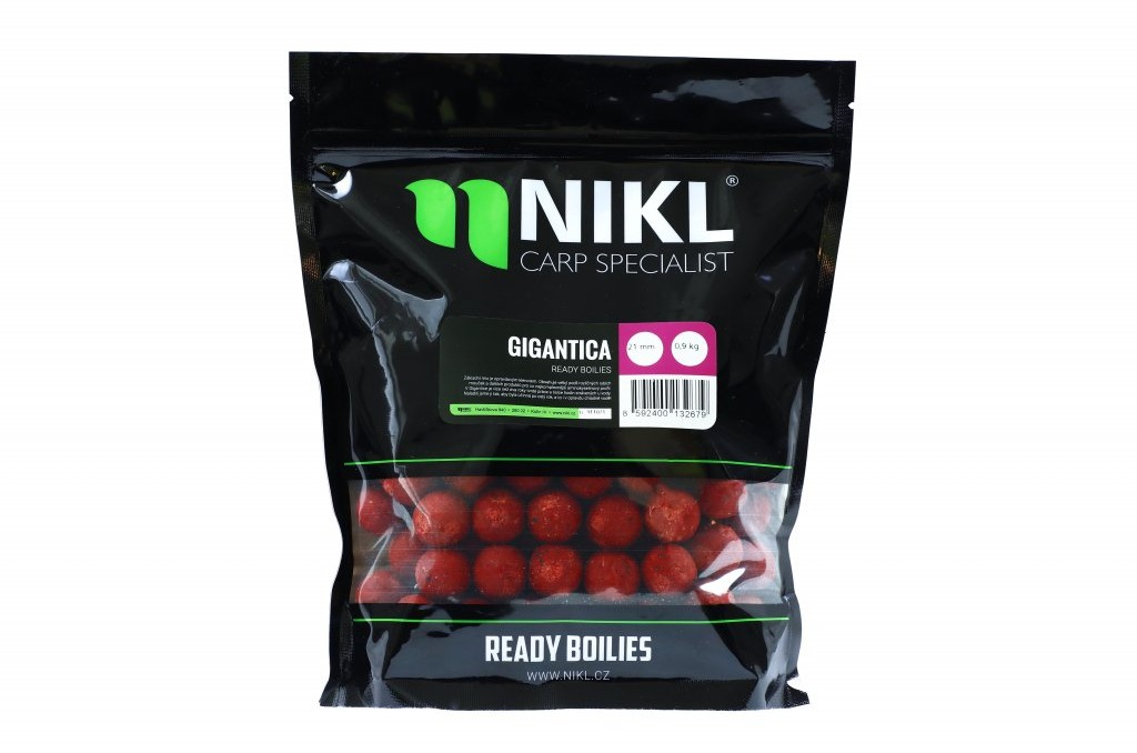 Nikl – Ready boilie Gigantika 18 mm 900 g