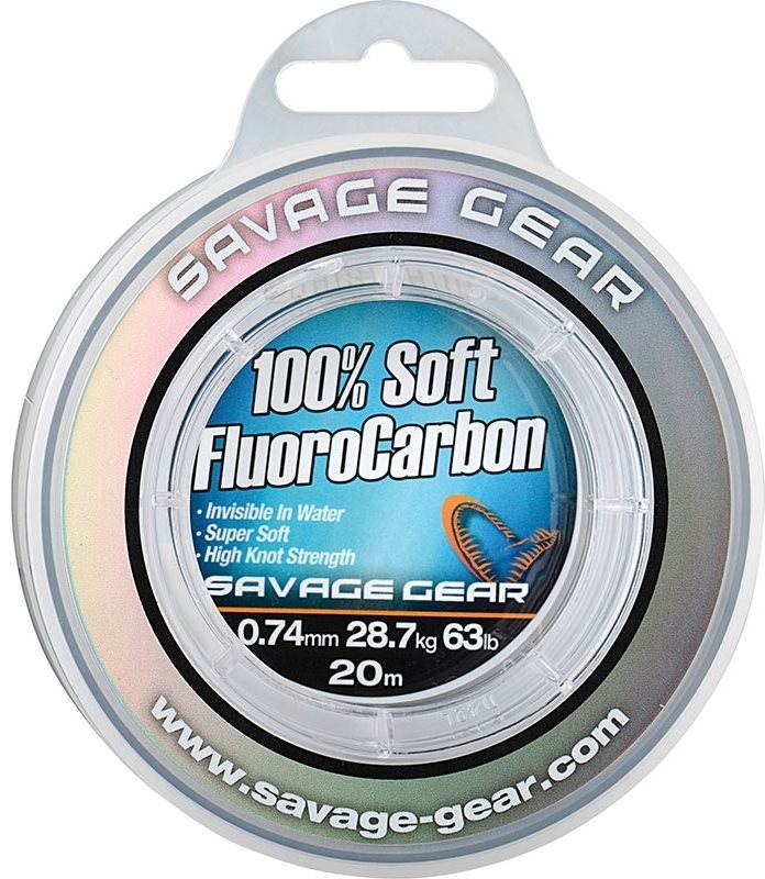 Savage Gear Soft Fluoro Carbon 0,49 mm 15,2 kg 33,5 lb 35 m