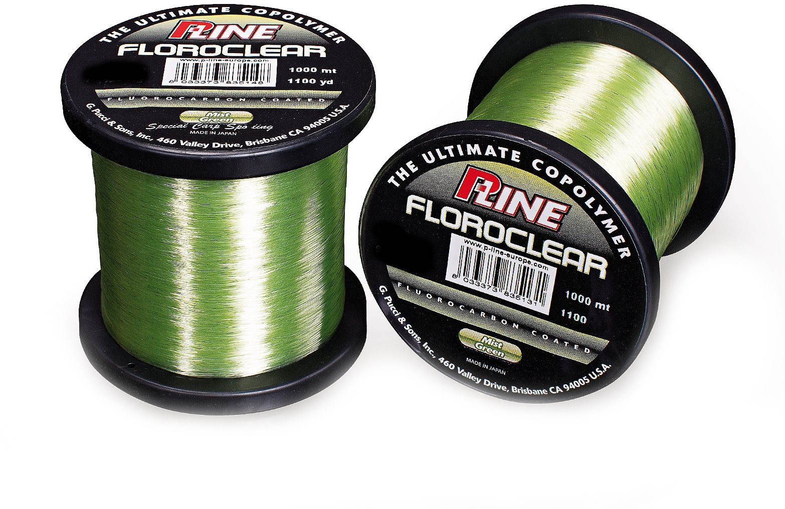 P-Line Floroclear 0,36 mm 16,51 kg 1000 m Zelený