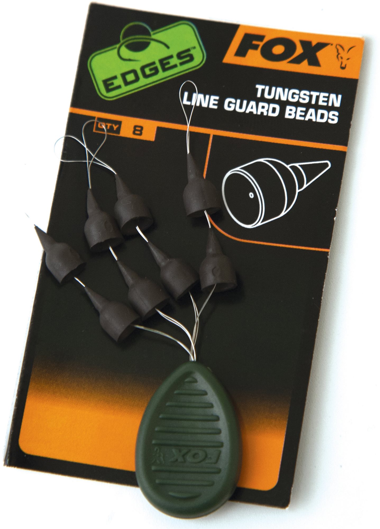 FOX Edges Line Guard Beads 8 ks Tungsten