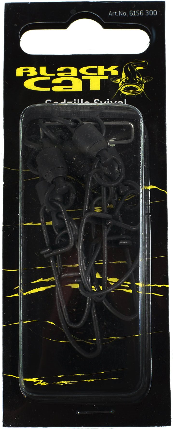 Black Cat Godzilla Swivel Veľkosť 3/0 60 kg 5 ks