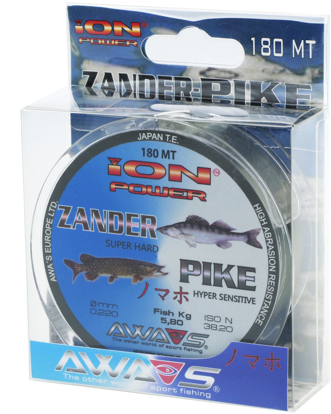 AWA-S – Vlasec Ion Power Zander Pike 0,22 mm 5,8 kg 180 m