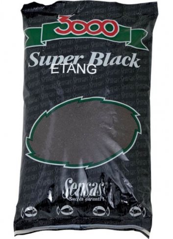 Sensas 3000 Super Black Etang 1 kg