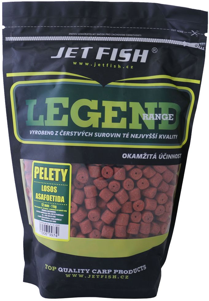Jet Fish Pelety Legend Losos/Asafoetida 12 mm 1 kg