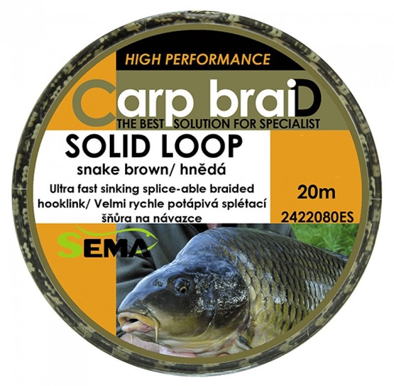 Sema Šnůra Solid Loop 40 lbs 18,2 kg 10 m