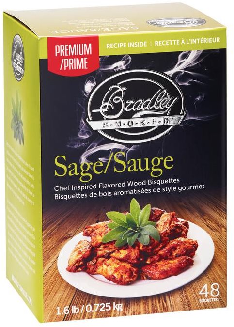 Bradley Smoker – Brikety Premium Sage 48 ks
