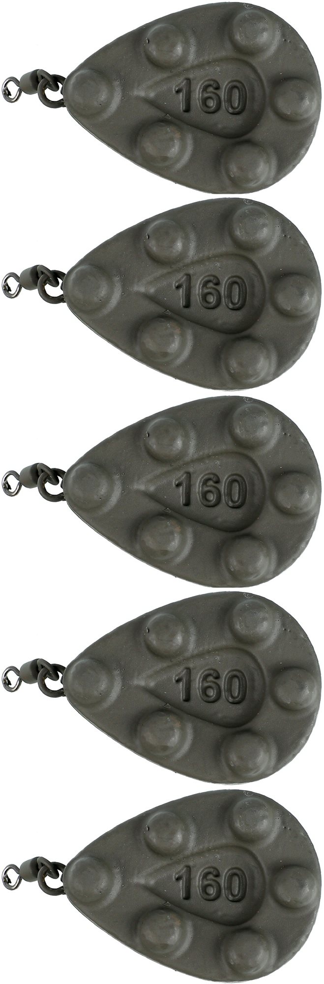 Suretti Olovo Stubby s očkom a obratlíkom 160 g Farbené 5 ks