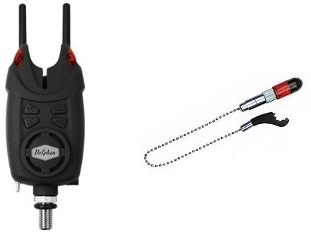Delphin Hlásič Optimo 9 V Červený (swinger CSW II + Snag Gears)