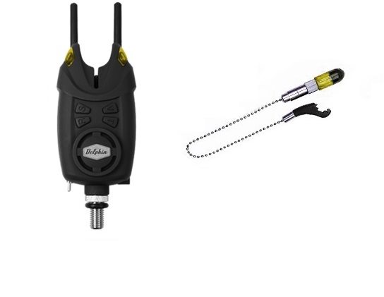 Delphin Hlásič Optimo 9 V Žltý (swinger CSW II + Snag Gears)
