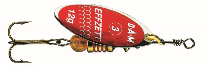 Effzett Predator Spinner 3 g Veľkosť 0 Red-Glitter