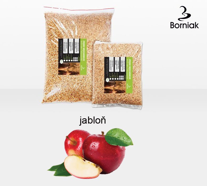 Borniak Drevená štiepka do udiarní 10 l Jabloň