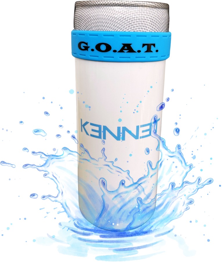 Kennet 2× nasadzovací ochranný kryt na plechovky modrý S