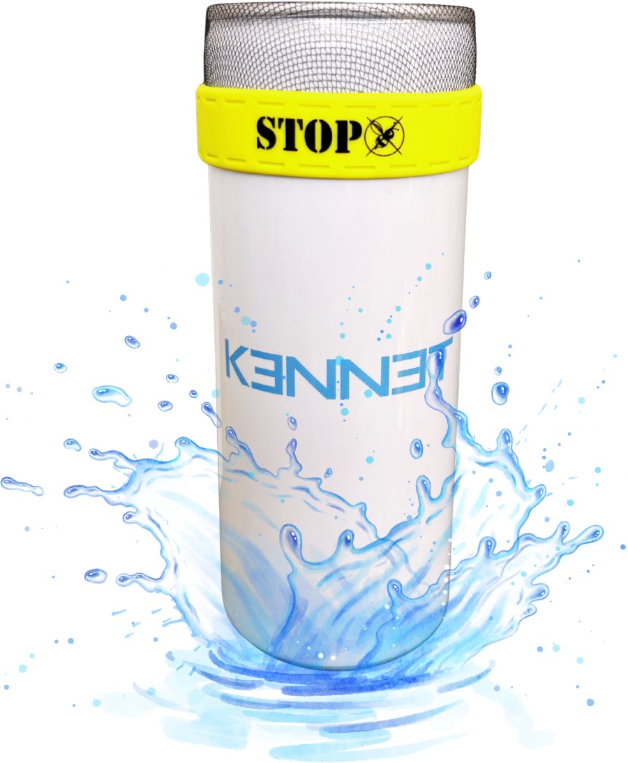 Kennet 2× nasadzovací ochranný kryt na plechovky žltý S