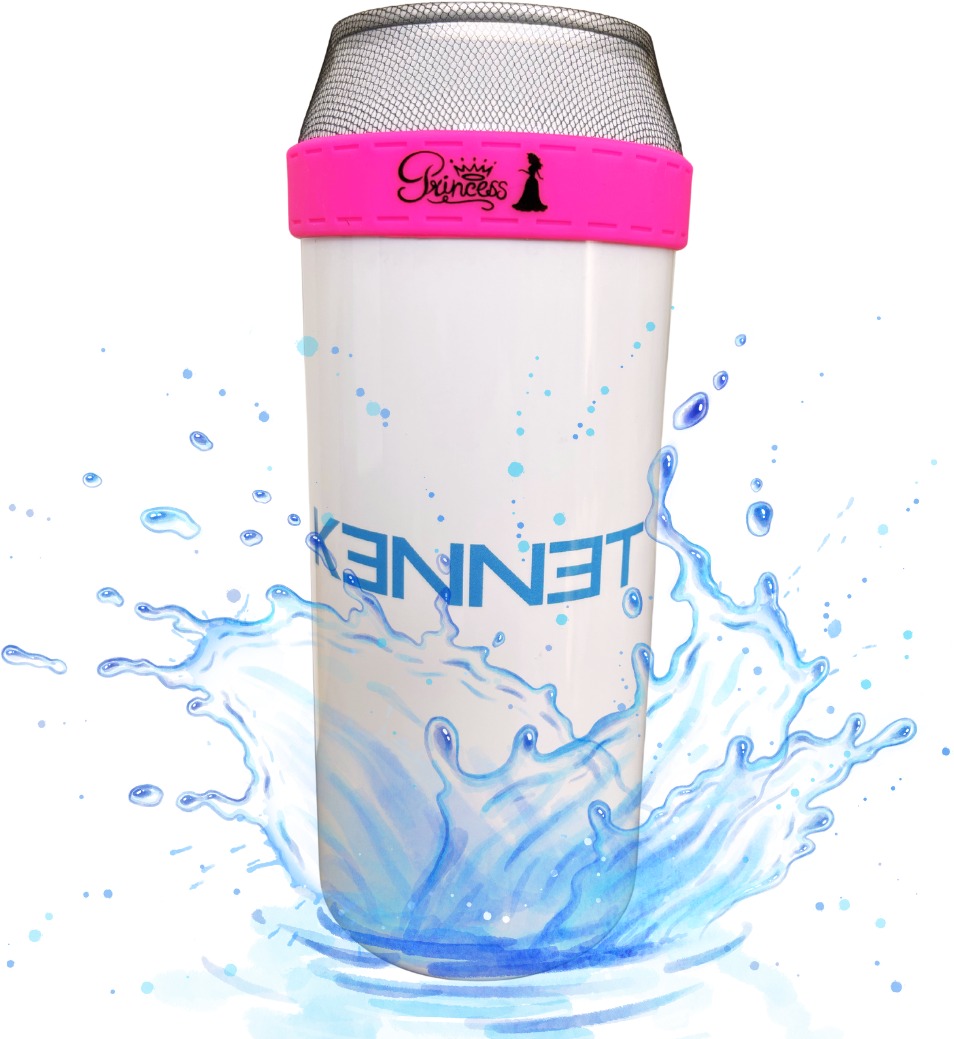 Kennet 2× nasadzovací ochranný kryt na plechovky ružový XL