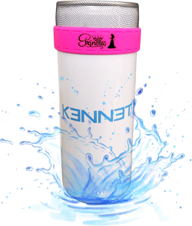 Kennet 2× nasadzovací ochranný kryt na plechovky ružový S