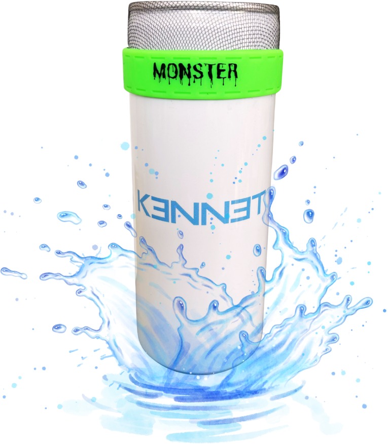 Kennet 2× nasadzovací ochranný kryt na plechovky zelený S