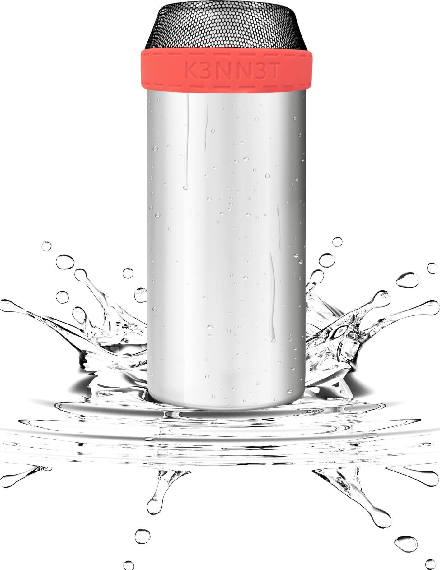 Kennet 2× nasadzovací ochranný kryt na plechovky tmavooranžový XL