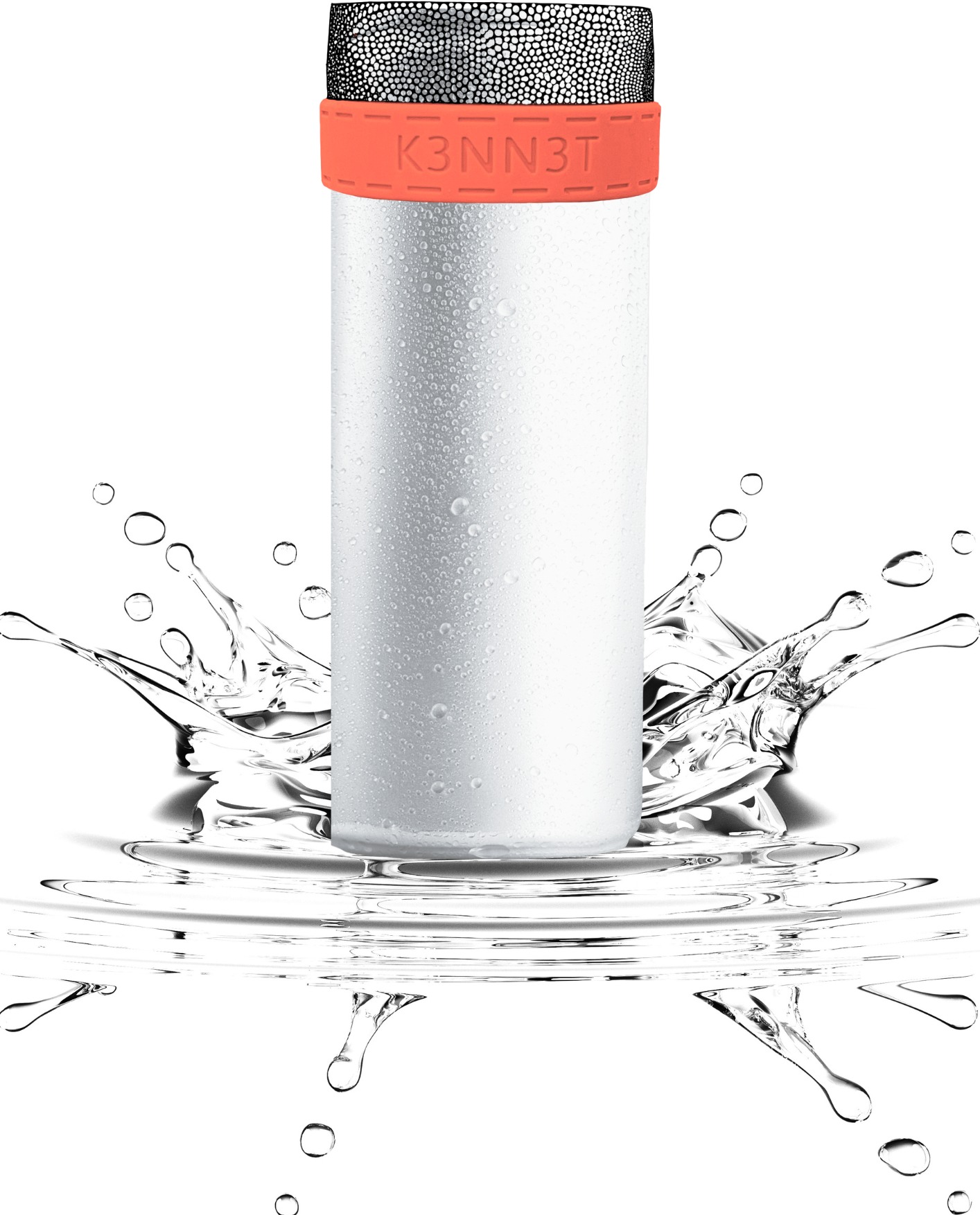 Kennet 2× nasadzovací ochranný kryt na plechovky tmavooranžový S