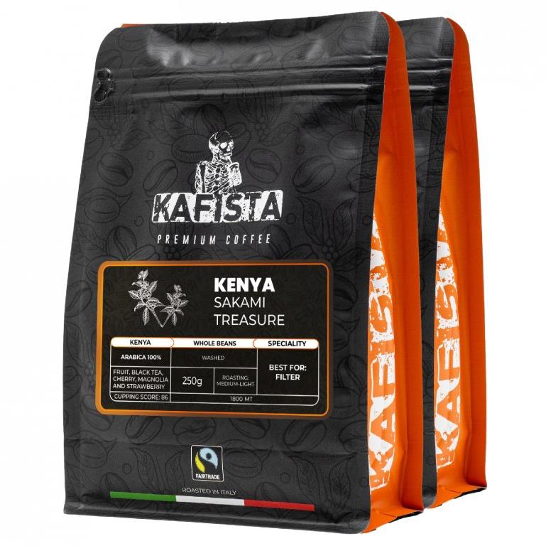 Kafista výberová káva Kenya Sakami Treasure, 2× 250 g