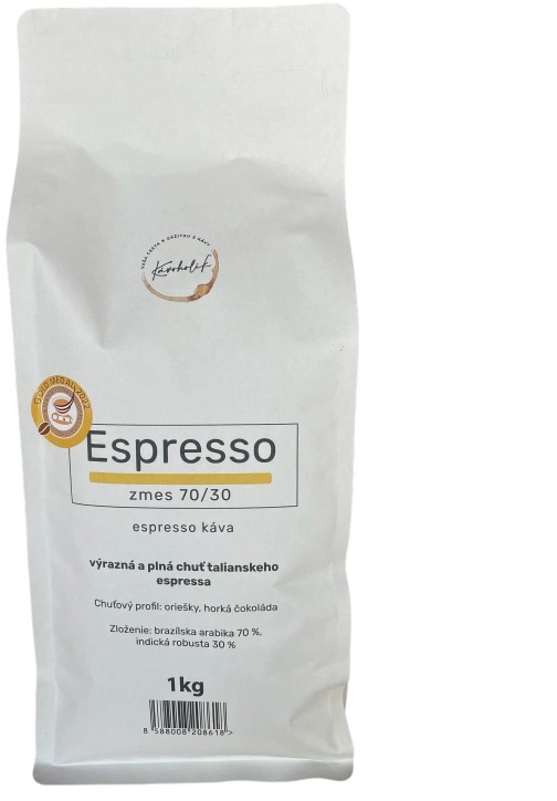 KÁVOHOLIK espresso zmes 70/30, 1 kg
