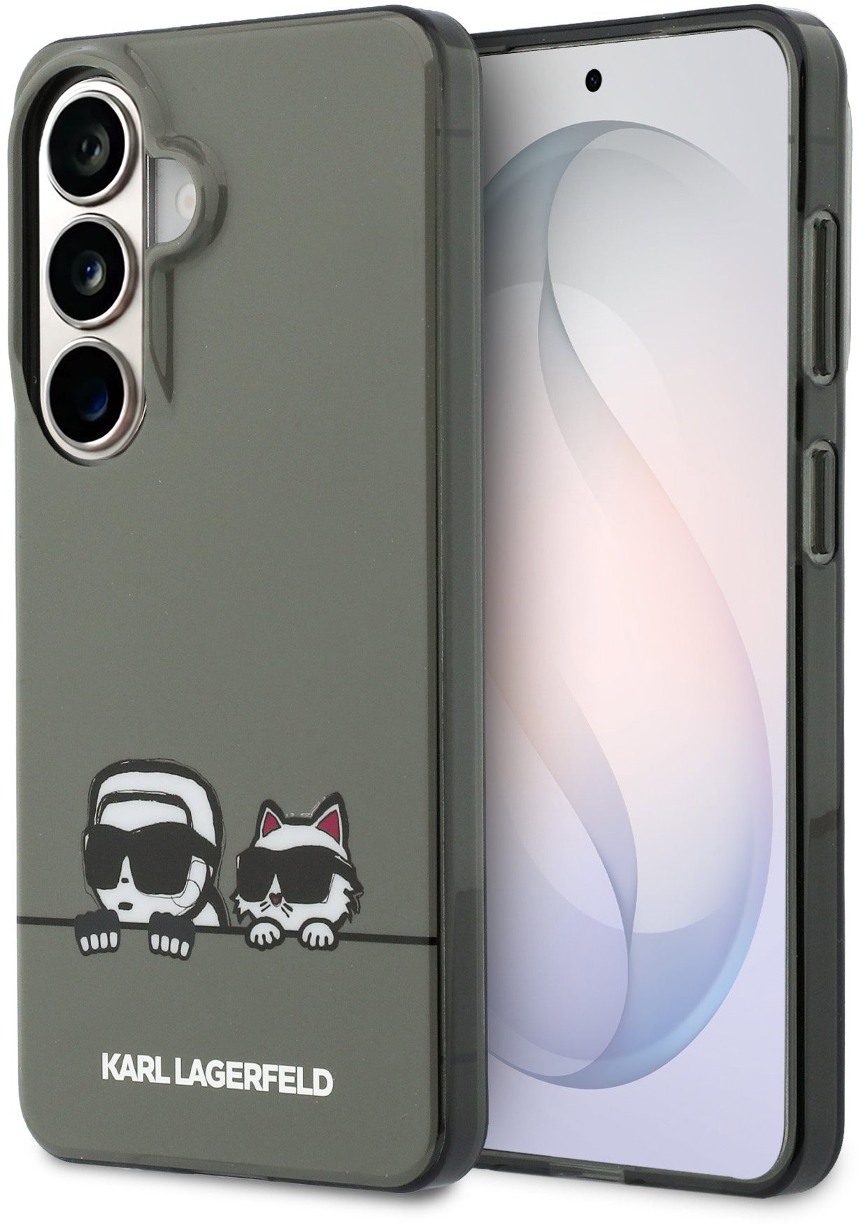 Karl Lagerfeld IML K&CH Peekaboo Logo Magnetic Zadný Kryt na Samsung Galaxy S26 Black