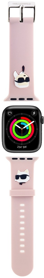 Karl Lagerfeld Karl and Choupette Head NFT na Apple Watch 38/40/41 Pink