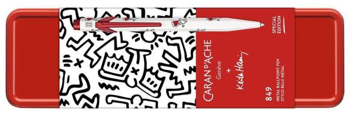 CARAN D'ACHE NM0849.123 "849 Keith Haring", biela, M