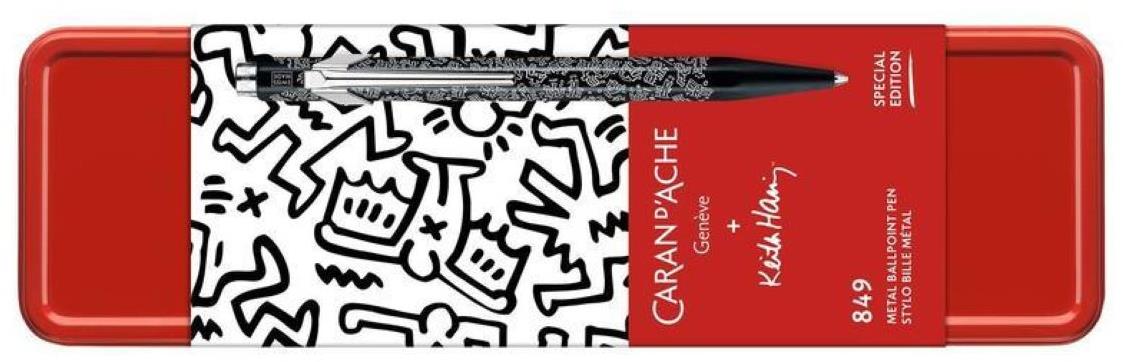 Caran D'ache Keith Haring 849, čierne, M