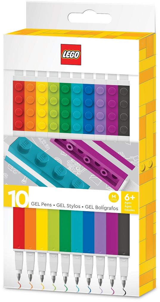 LEGO Stationery Gélové Perá, mix farieb 10 ks