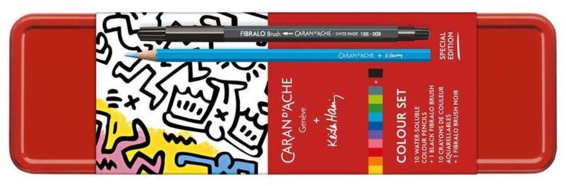 Caran D'ache Set „Keith Haring", 10+1, CC1285.023