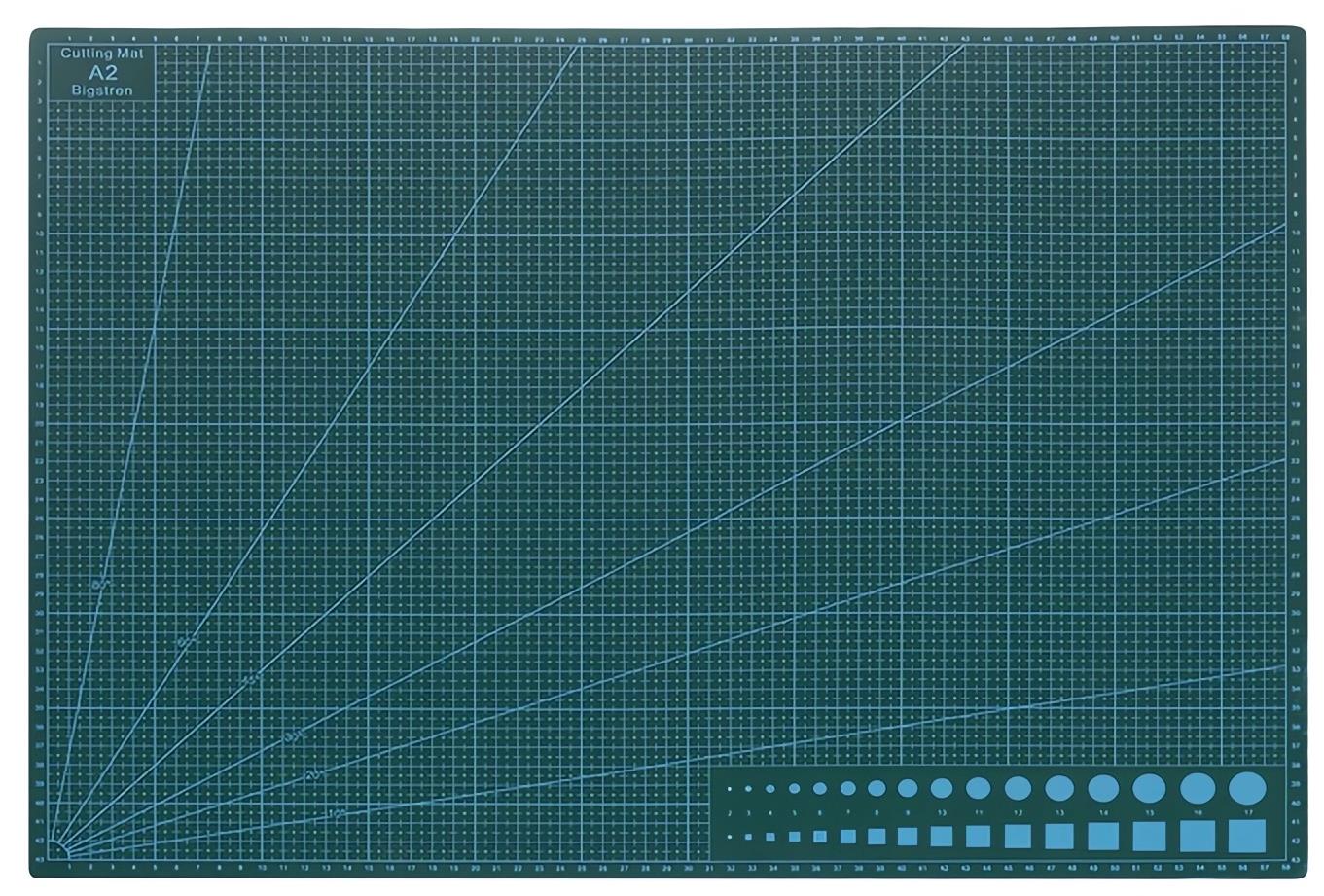 Bigstren 24340 Podložka na rezanie a strihanie obojstranná A2 zelená
