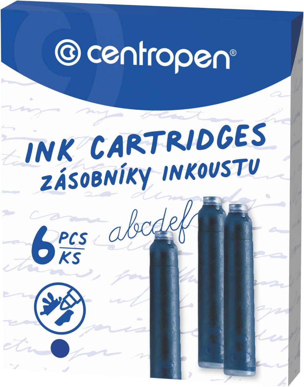 CENTROPEN Atramentové bombičky 0019 6 ks
