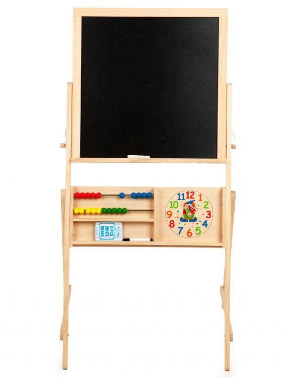 Derrson Multifunkčná obojstranná drevená tabuľa 115 × 56 cm