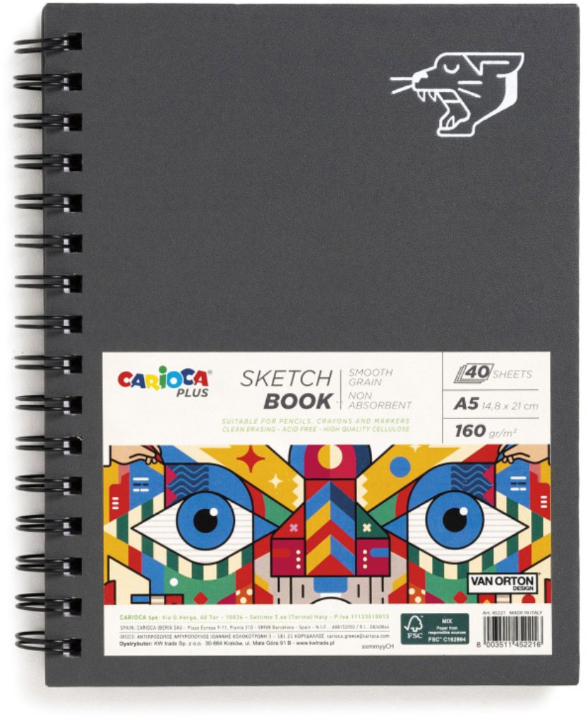 CARIOCA Plus A5, 40 listov, 160 g/m2