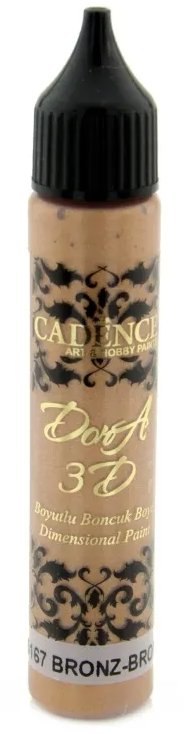Cadence Metalická kontúra 25 ml, bronzová