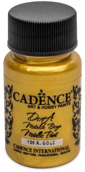 Cadence Metalická 50 ml, zlatá
