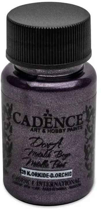 Cadence Metalická 50 ml, tmavá fialová