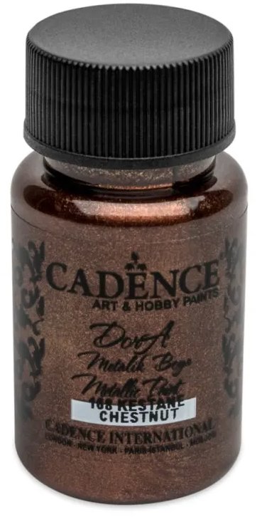 Cadence Metalická 50 ml, hnedá gaštanová