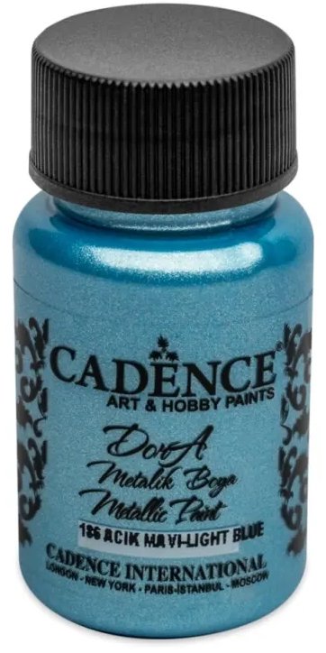 Cadence Metalická 50 ml, svetlá modrá